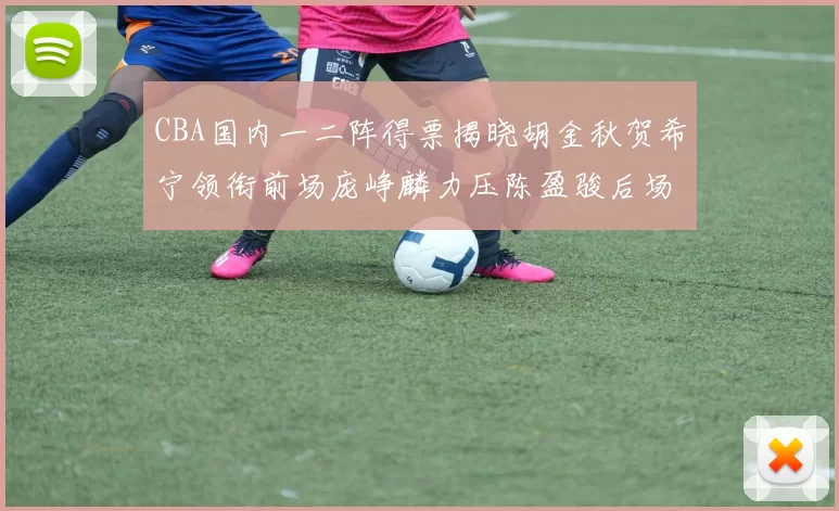 CBA国内一二阵得票揭晓胡金秋贺希宁领衔前场庞峥麟力压陈盈骏后场